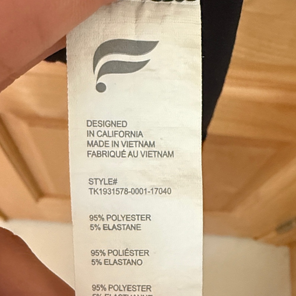 Fabletics Black Muscle Tee View 5